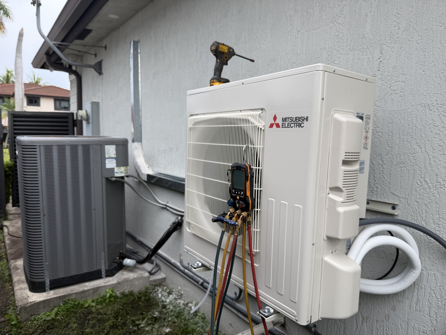 New Mitsubishi HVAC installation